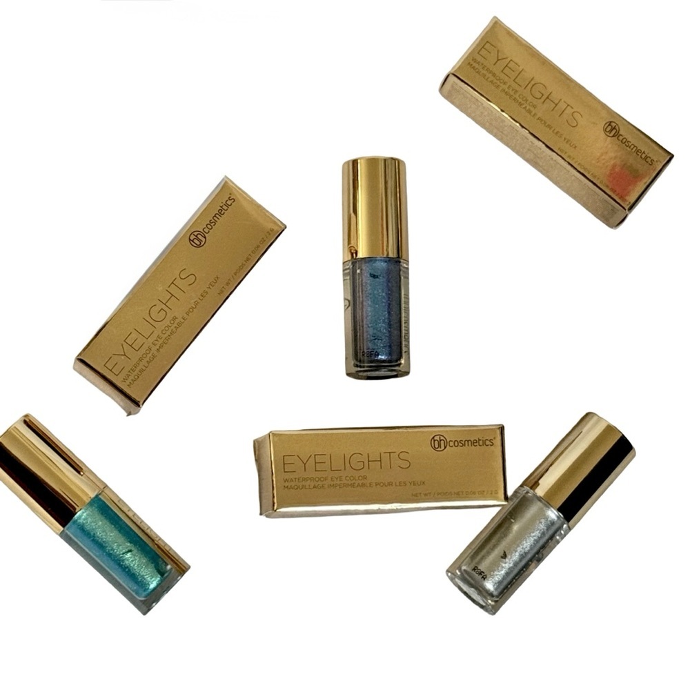 Lot 3 pc Glitter bh cosmetics Eyelights Urban Outfitters Waterproof Eye Toppers - Picture 1 of 12
